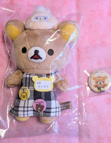리락쿠마 스토어 점장 매달린 봉제인형 후쿠후쿠 점장