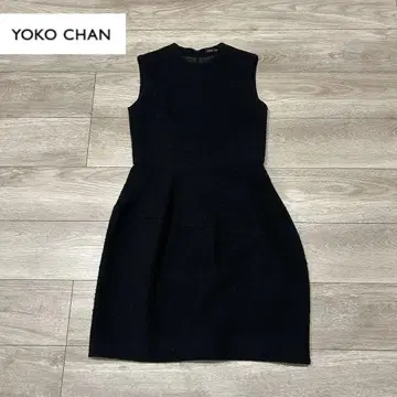 YOKOCHAN 요코 짱 블랙 트위드 원피스