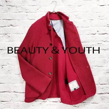 [ 스탠드 카라 ] BEAUTY & YOUTH 코튼 자켓 가디건