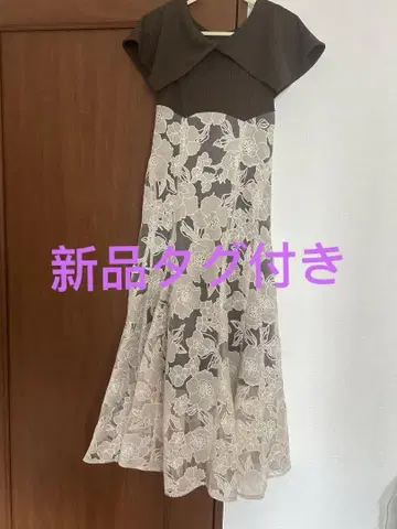 dazzlin 플라워 레이스 A라인 원피스
