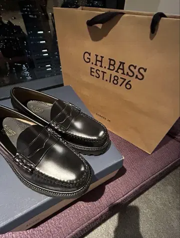 G.H. BASS WEejuns 블랙 로퍼