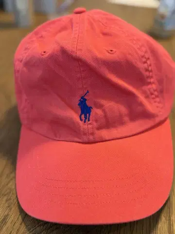 랄프 로렌 POLO 코랄 핑크 야구 모자