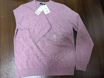 새상품 UNIQLO 100% CASHMERE 스웨터 L 핑크