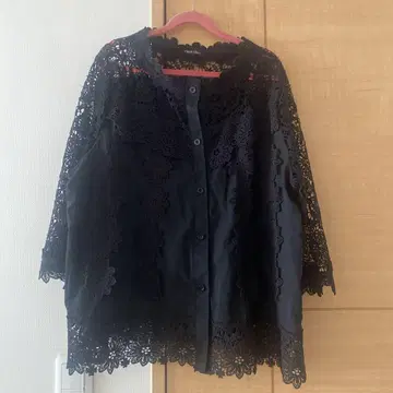 미사용 새상품 셀렉샵 레이스 블라우스
