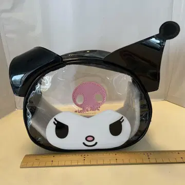 쿠로미 고양이 귀 파우치 빅 파우치 산리오 캐릭터 파우치