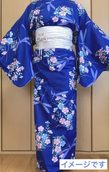 분리형 유카타 단품 유카타 리메이크 나데시코 패턴 잠자리 패턴