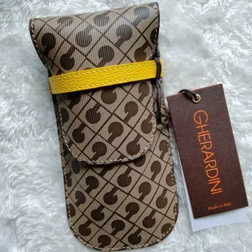 미사용 새상품 게라르디니 GHERARDINI 안경 케이스 PVC 레어