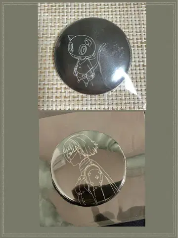 P5R Discography 캔뱃지 모르가나 니지마 마코토 2개 세트