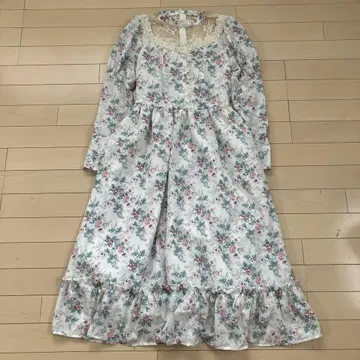 7.3 Kurumi Collaboration 원피스 꽃무늬 레이스 M