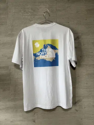 THE NORTH FACE 그래픽 티셔츠 화이트