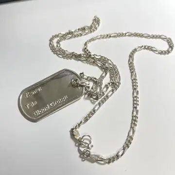 Dog Tag Silver925 도그택 체인 포함입니다