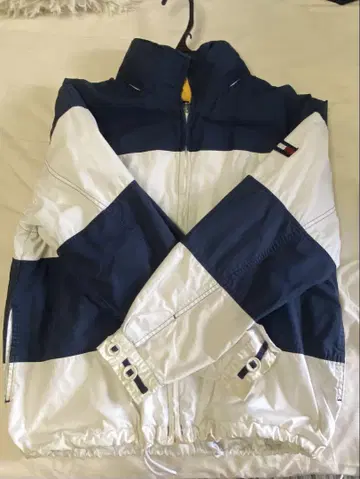 Tommy Hilfiger 후드 자켓 네이비/화이트