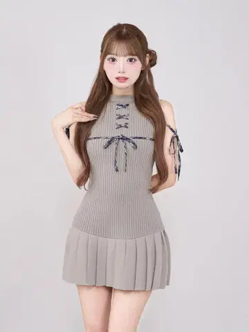Darich 도킹 레이스업 미니 원피스 FL 사이즈