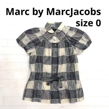 233 Marc by MarcJacobs 반팔 셔츠 네이비/아이보리 0