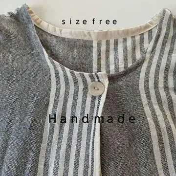 handmade 면 소재 겉옷 북유럽 생활도구점 아이보리노