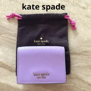 kate spade 접이식 지갑 라이트 퍼플 미사용 3단 폴더형