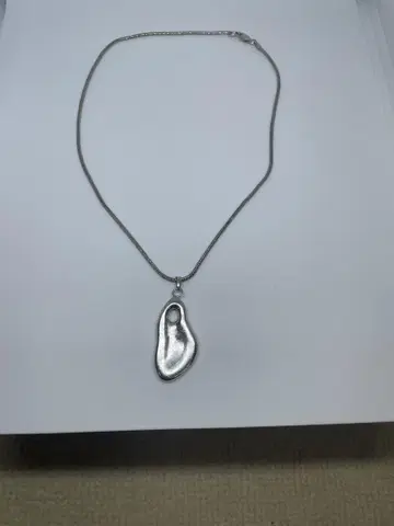 주얼리 마키 실버 펜던트 탑 이탈리아 각인 실버 넥 체인 40cm