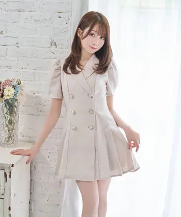 로제뮤즈 pleats mini onepiece 원피스