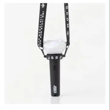 완판 미입고 새상품급 블랙 응원봉 스트랩 JSB3 로고 KINGDOM