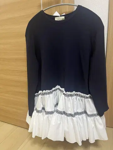 유나이티드 애로우즈 엠브로 티어드 콤비 니트