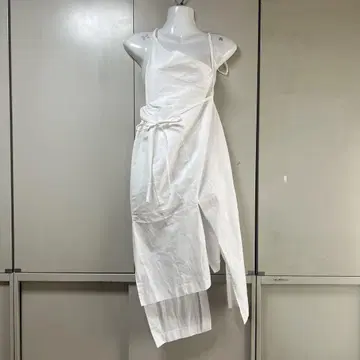 변형 롱 원피스 화이트
