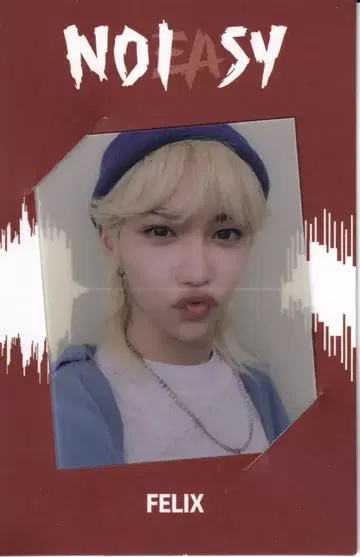 StrayKids 주얼 케이스 FELIX NOEASY 빨간색 테두리
