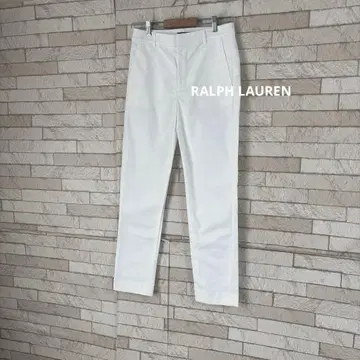 새상품급 RALPH LAUREN 랄프 로렌 팬츠 화이트 스트레이트