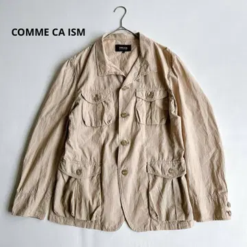 COMME CA ISM 컴사이즘 코튼 재킷 마 혼방 얇은 소재 남성용 L