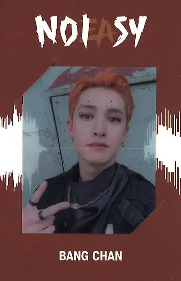StrayKids 주얼 케이스 BangChan NOEASY 빨간색 테두리