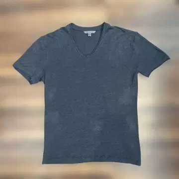 john varvatos 다크 그레이 V넥 티셔츠