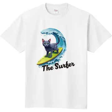 쇼난 SURF CAT 티셔츠 The Surfer 러시안 블루 M