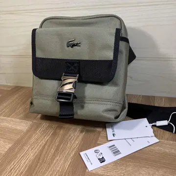 미사용 새상품 LACOSTE 라코스테 나일론 카메라 가방 숄더 사코슈