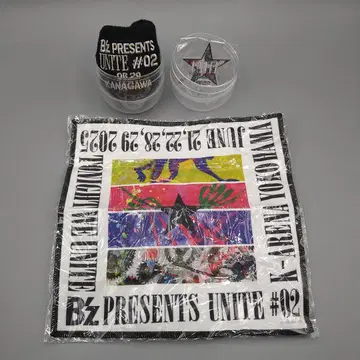 B'z UNITE#02 회장 한정 가챠 리스트 밴드 아크릴 스탠드 타월