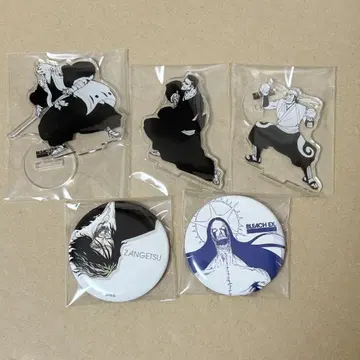 BLEACH 아크릴 스탠드 캔뱃지 5세트 시바 간쥬