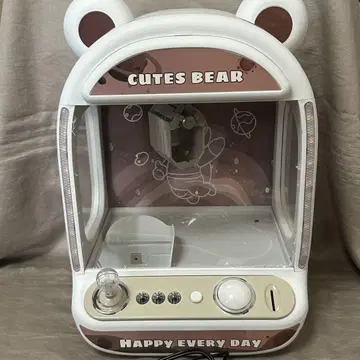 CUTES BEAR 뽑기 게임 UFO 캐처 코인 봉제 인형