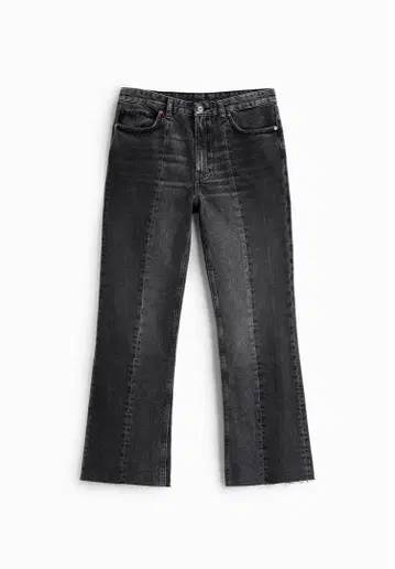 ZARA 그레이 패널 디자인 부츠컷 데님