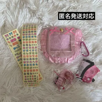덕질 참전! 굿즈 세트 마스코트 코스튬 세트 핑크 세트 가챠