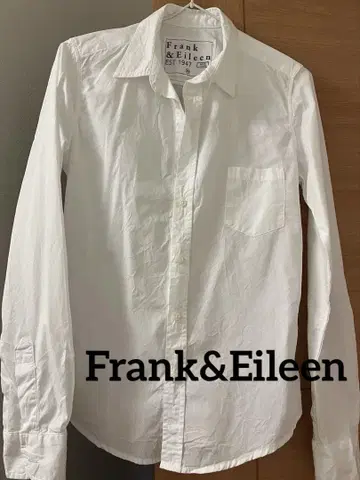 Frank & Eileen 화이트 긴팔 셔츠 발리 XS