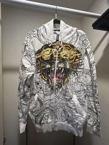 Ed Hardy Tiger Print Hoodie