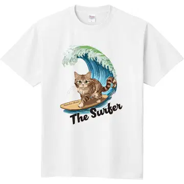 쇼난 SURF CAT 티셔츠 The Surfer L