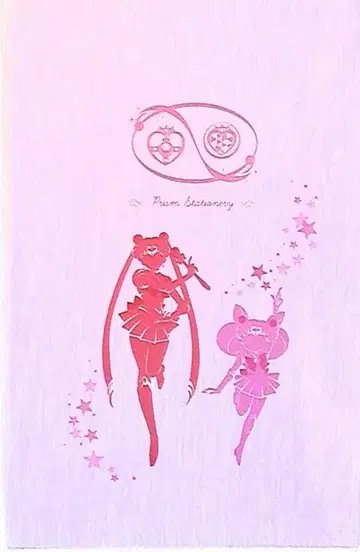 반다이 세일러문 20주년 프리즘 스테이셔너리 지시 볼 토끼&치비우사