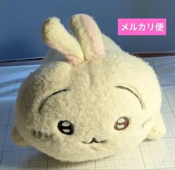 치이카와 (먼작귀) 보들보들 봉제인형 토끼 엎드려