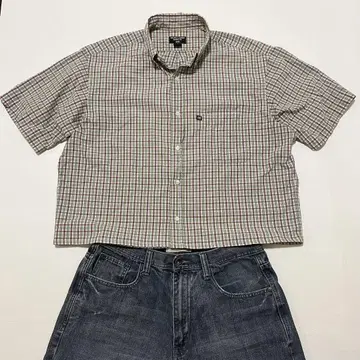 RALPH LAUREN 숏 기장 체크 셔츠 cityboy