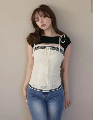 Kitty cable knit tops Ivory andmary