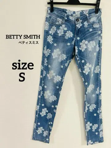 새상품급 BETTY SMITH 베티스미스 스키니 로우라이즈 데님 S