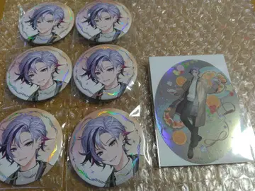 후와 미나토 ART OF NIJISANJI 캔뱃지 스티커 세트