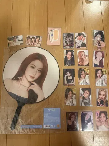 LE SSERAFIM 르세라핌 부채 윤진 트레이딩 카드 FEARNADA
