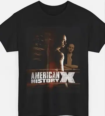 아메리칸 히스토리 X 티셔츠 블랙 L, XL 사이즈 새상품
