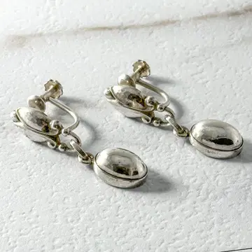GEORG JENSEN 17 귀걸이 드롭 실버 925