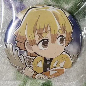 귀멸의 칼날 아가츠마 젠이츠 ufotable 카페 달맞이 캔뱃지